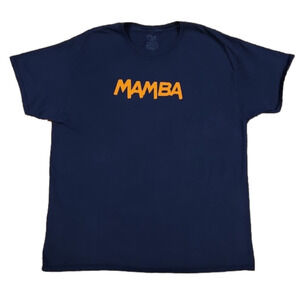 3/$20 Athletic Works Navy Blue & Orange Mamba #2 T-shirt